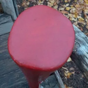 Reparatur Spielplatz Balkenkopf überstrichen